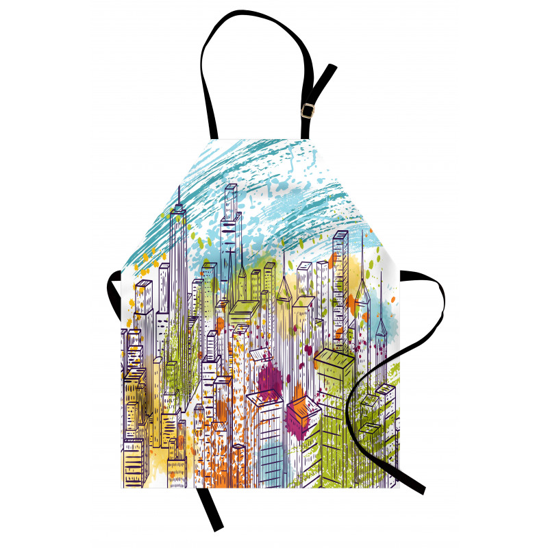 Landscape Skyscrapes Apron