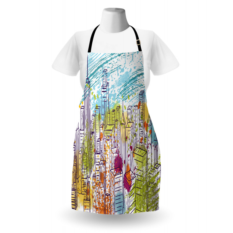 Landscape Skyscrapes Apron