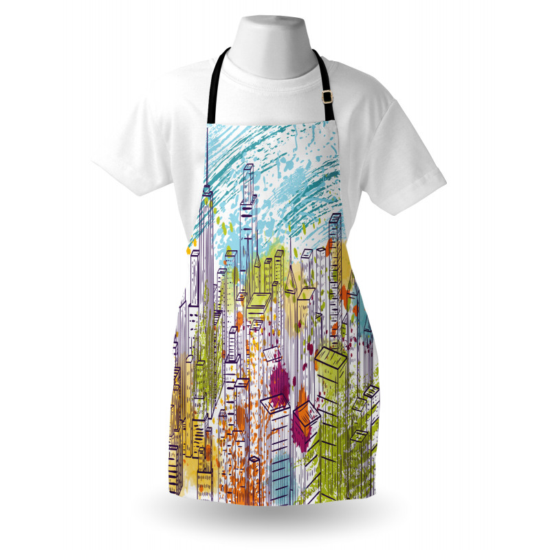 Landscape Skyscrapes Apron