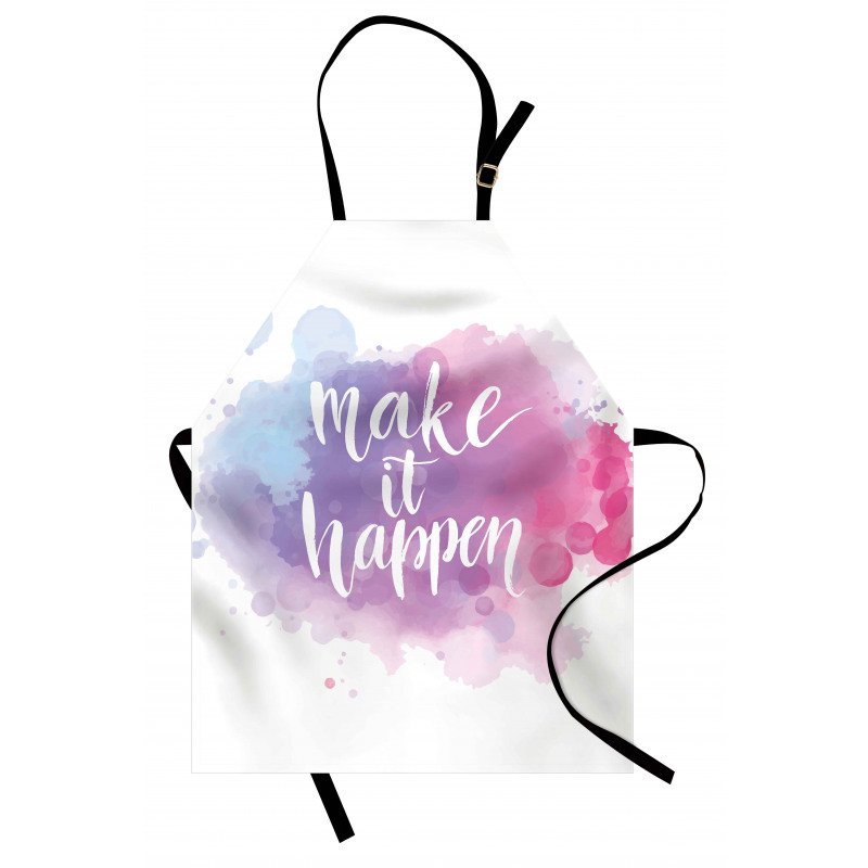 Positive Words Paint Apron