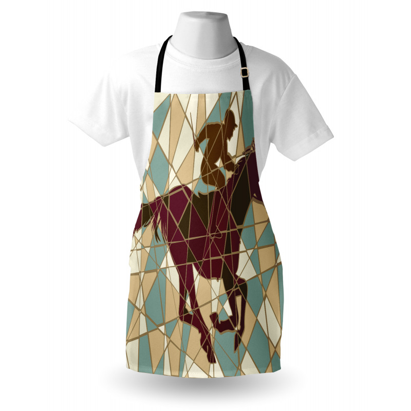 Stable Jockey Silhouette Apron