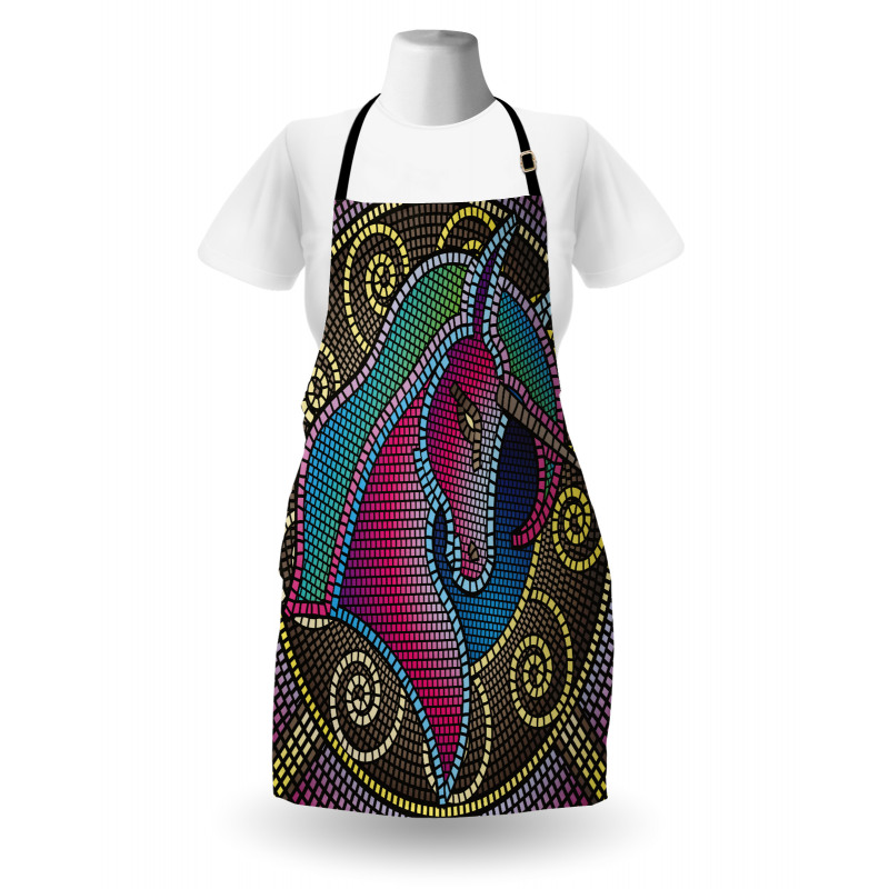 Mosaic Unicorn Apron