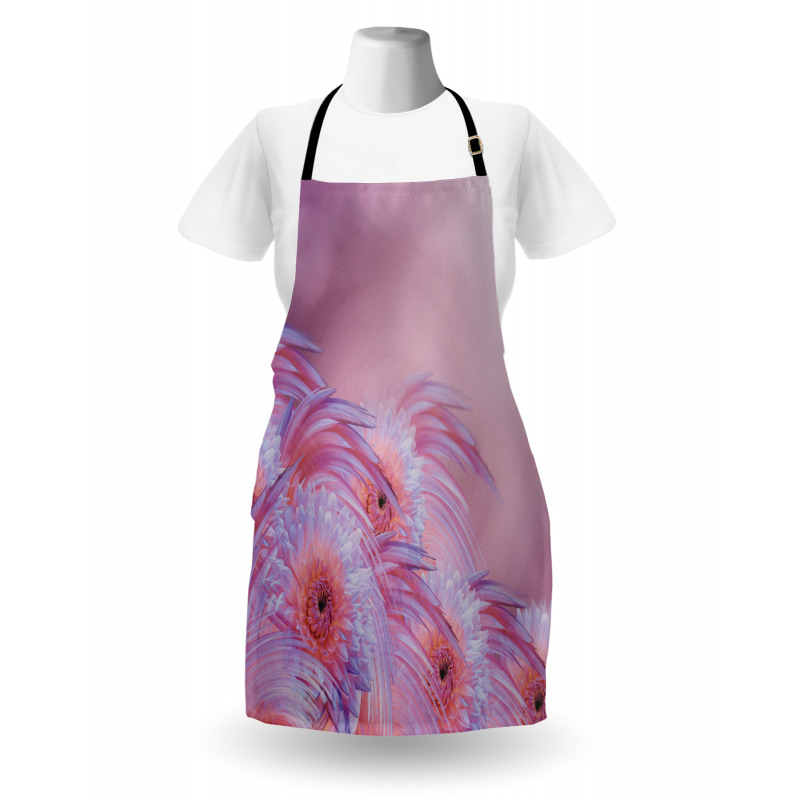 Summer Dahlia Flowers Apron