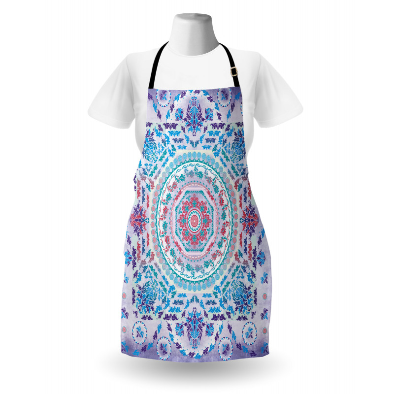 Floral Medallion Design Apron