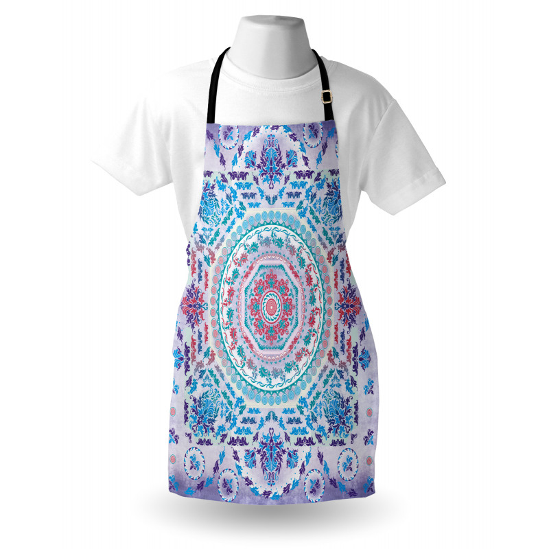 Floral Medallion Design Apron