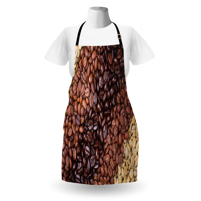 Coffee Beans Stripes Apron