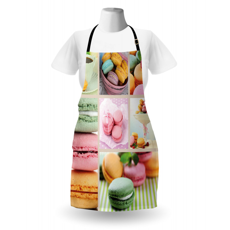 French Macaroon Coffee Apron