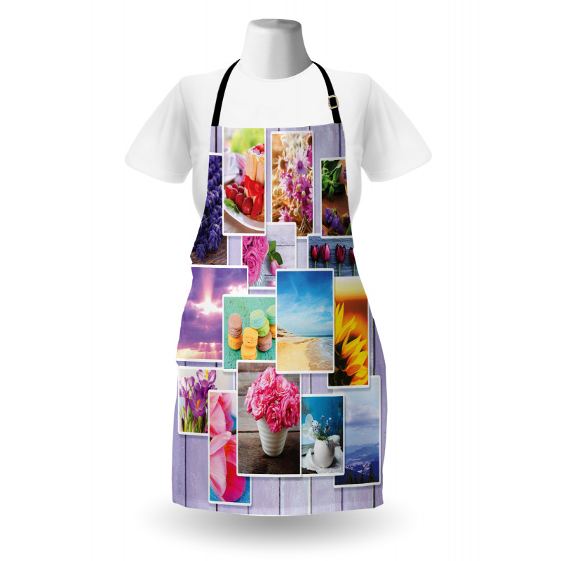 Flowers and Macaroons Apron