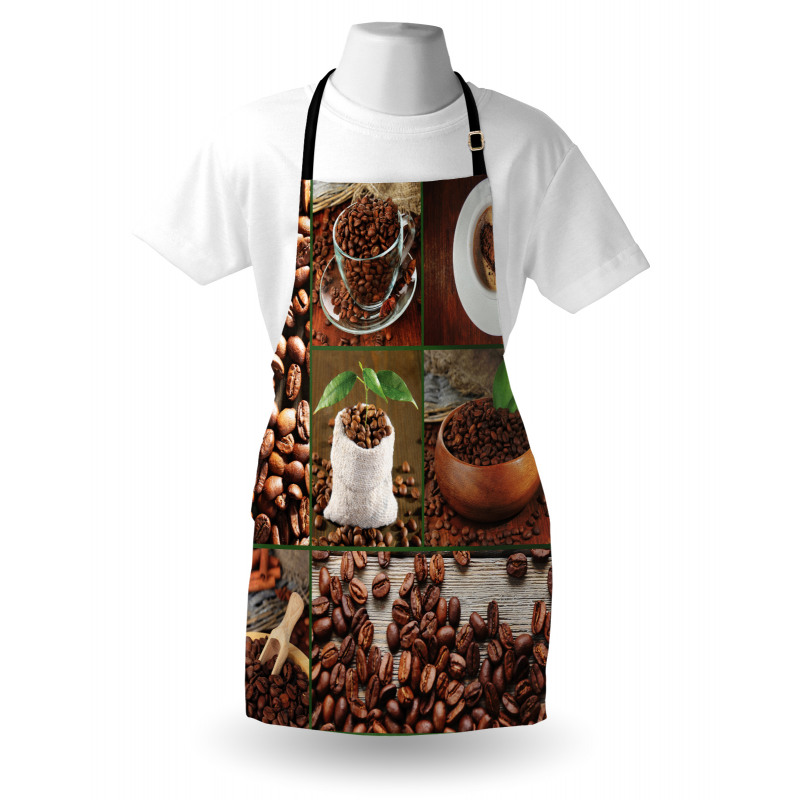 Coffee Beans and Bags Apron