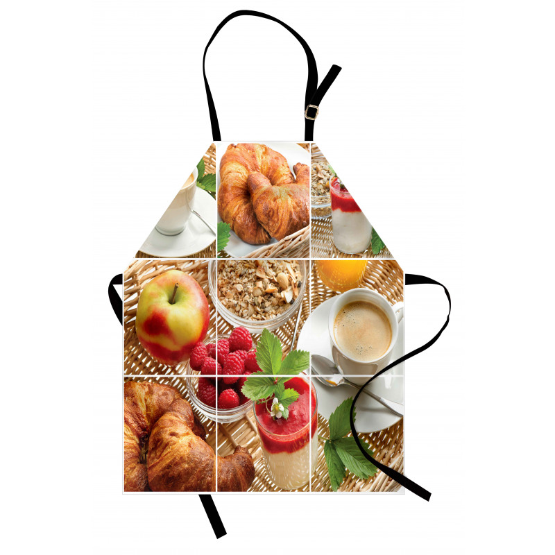 Croissants Juice Yogurt Apron