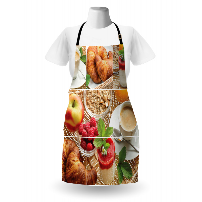 Croissants Juice Yogurt Apron