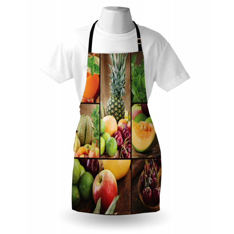 Fruit Pineapple Cherry Apron