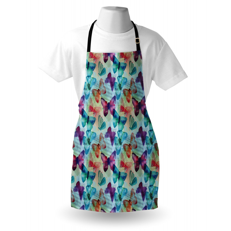 Butterflies Letterings Apron