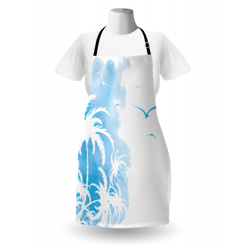 Island Palms Abstract Apron