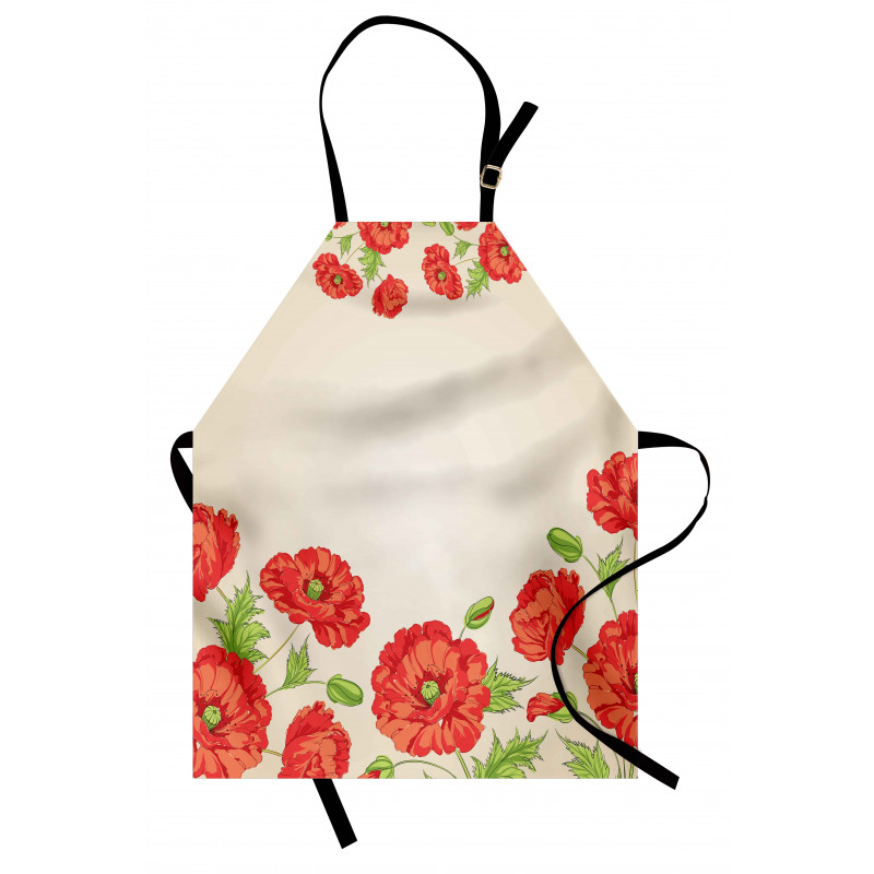 Card with Poppy Flowers Apron
