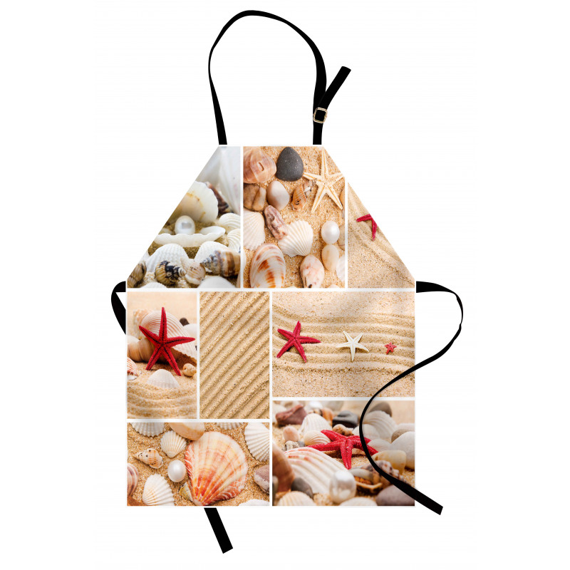 Seashells Starfishes Apron