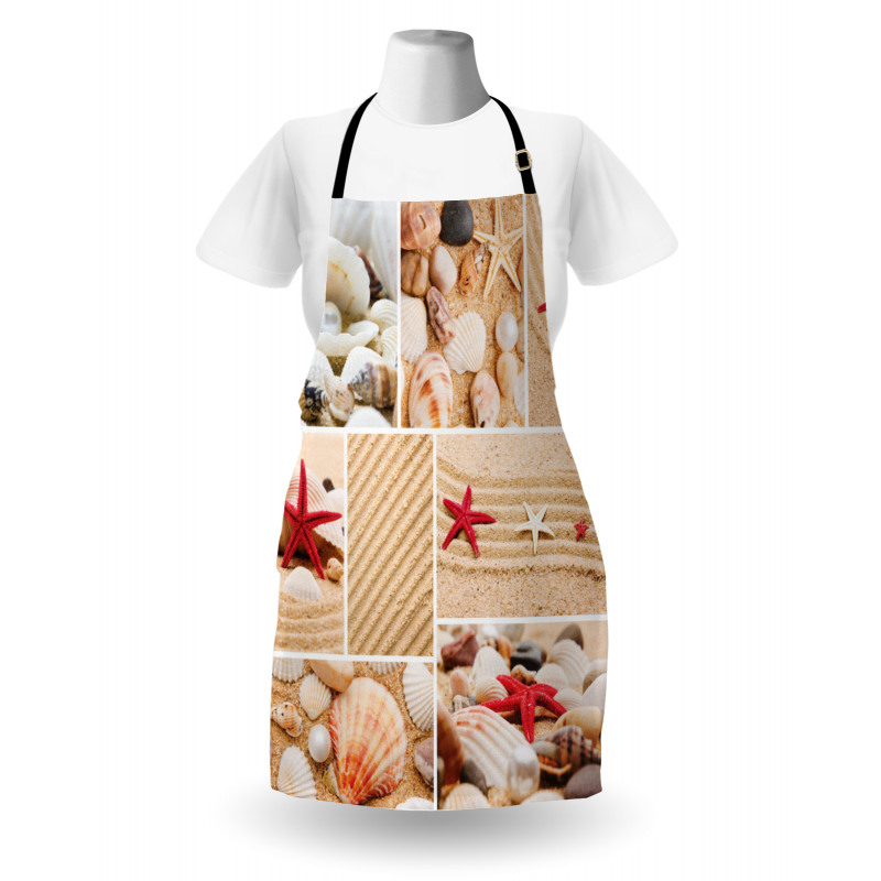 Seashells Starfishes Apron