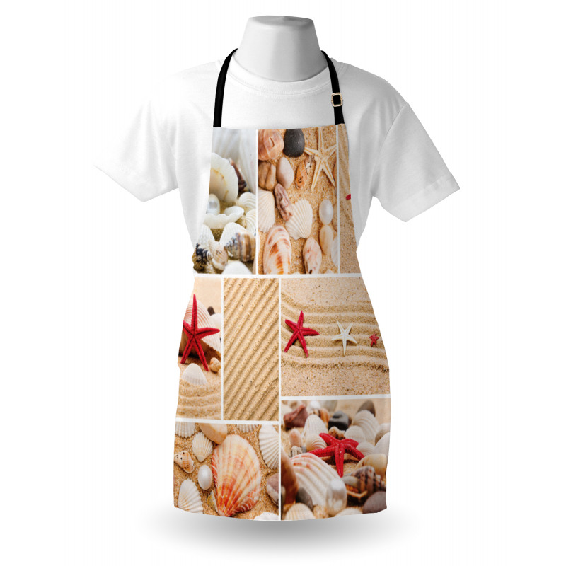 Seashells Starfishes Apron