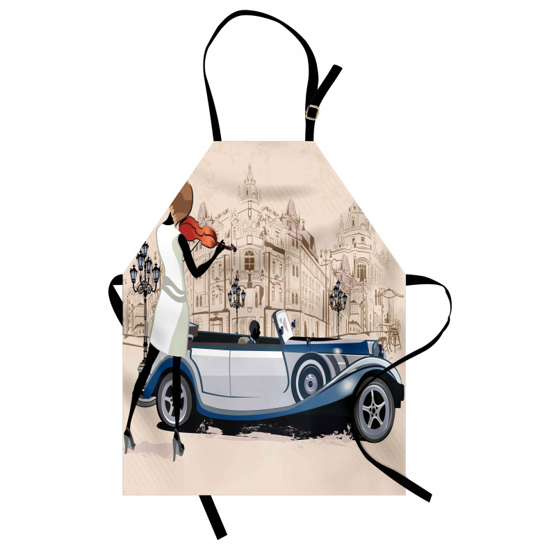 Street Musician Retro Apron