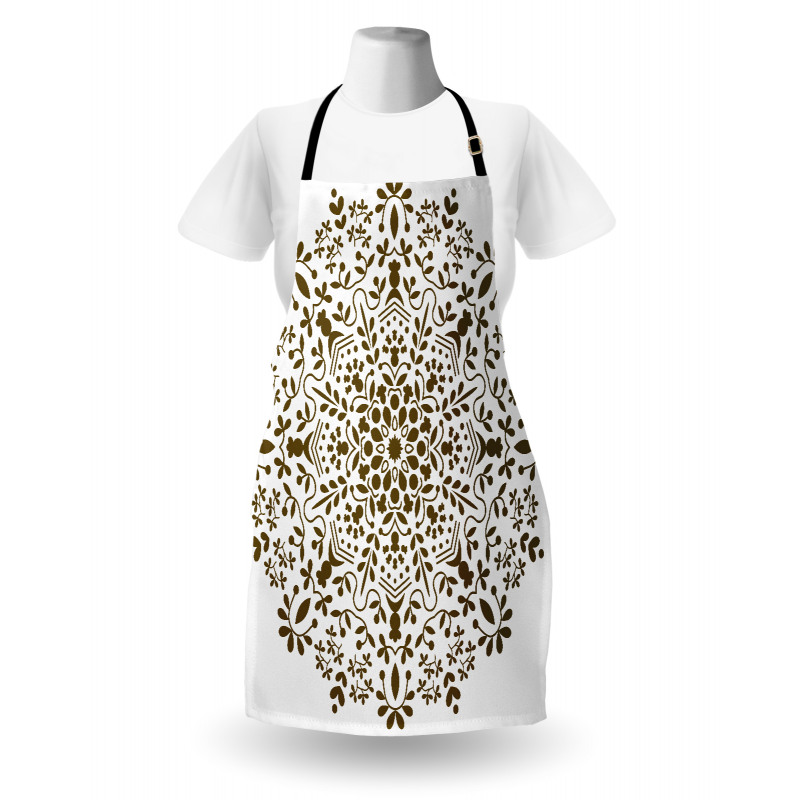 Abstract Vector Floral Apron