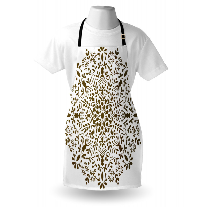 Abstract Vector Floral Apron