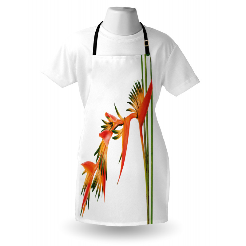 Exotic Flower Branch Apron