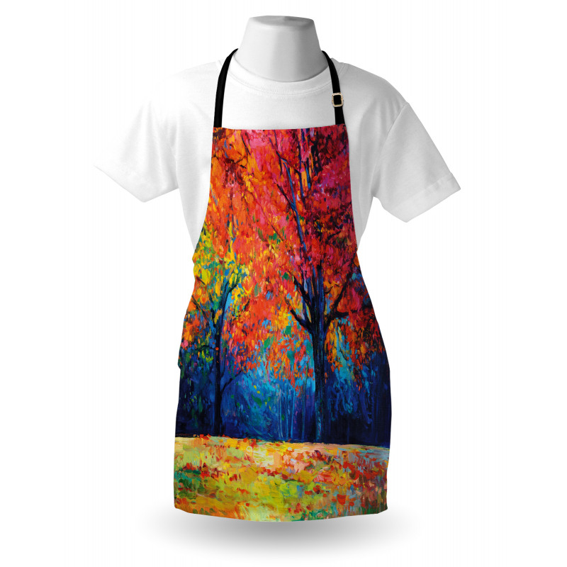 Seasonal Art Picture Apron