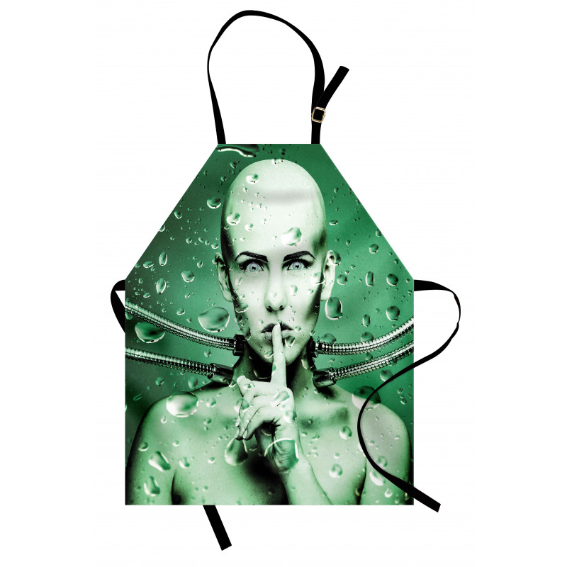 Robot Girl in Glass Apron