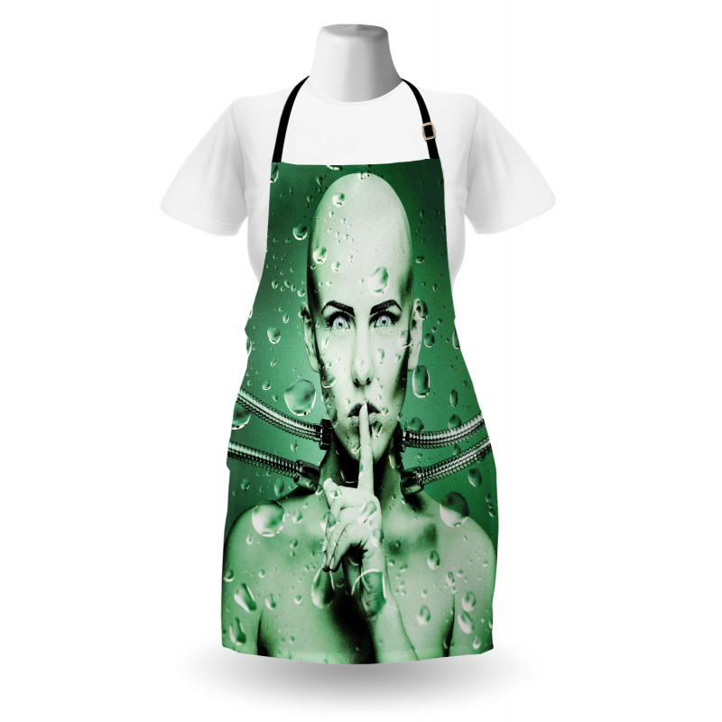 Robot Girl in Glass Apron