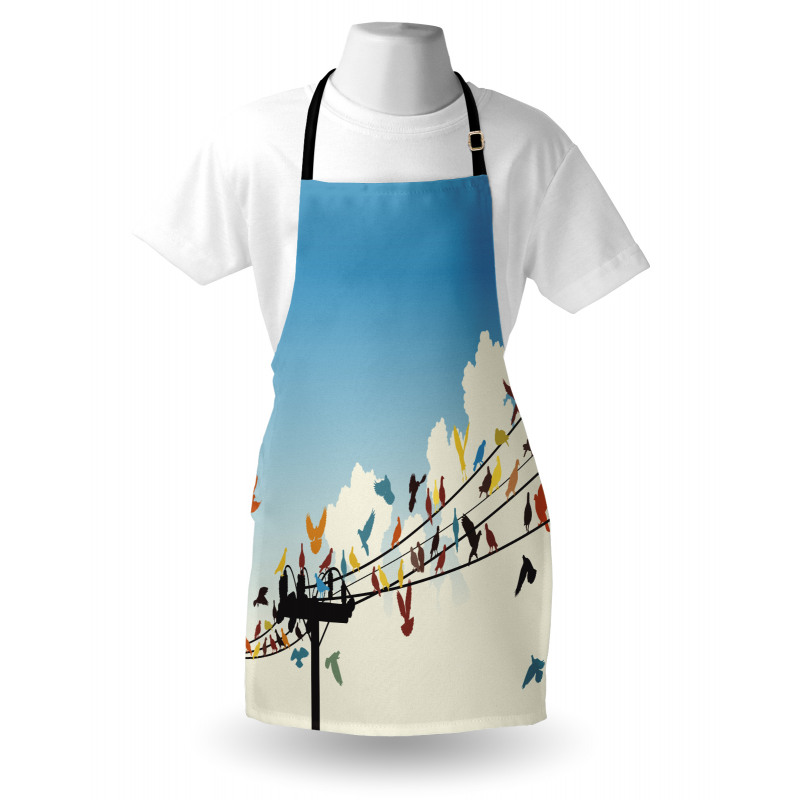 Animals Bird Silhouettes Apron