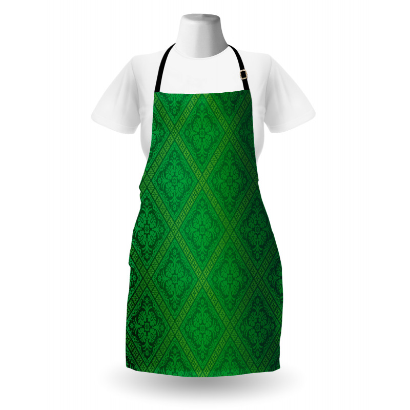 Vector Foliage Pattern Apron