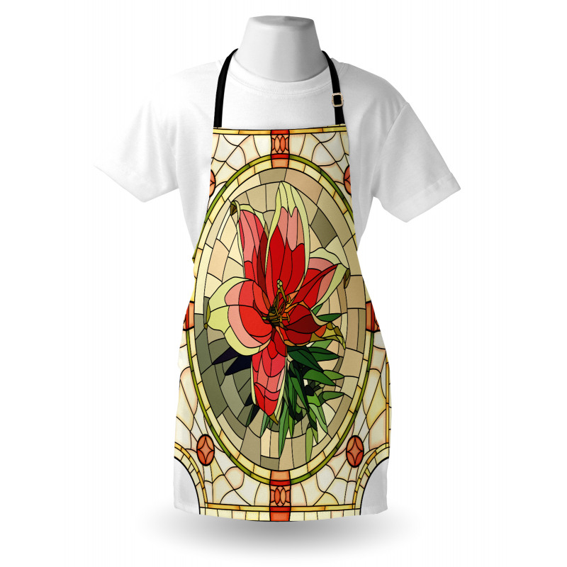 Flower Lily Leaves Apron