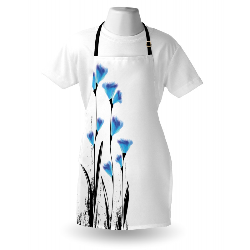 Flowers Tulips in Ombre Apron