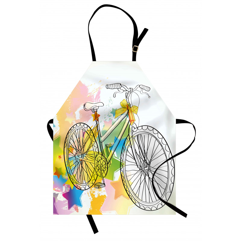 Abtract Colorful Bike Apron