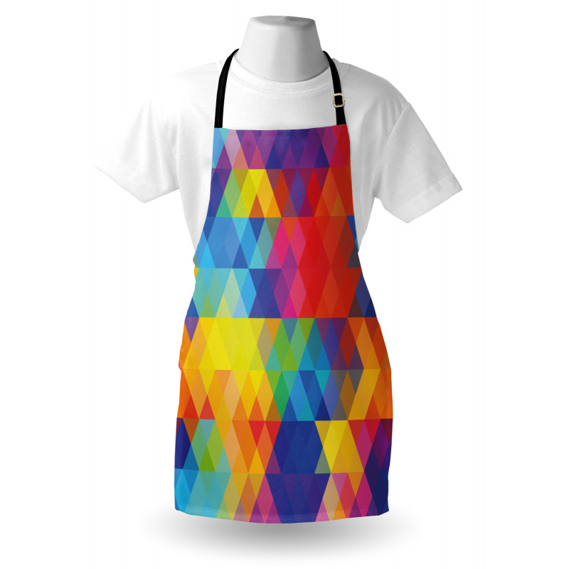 Geometric Blurry Art Apron