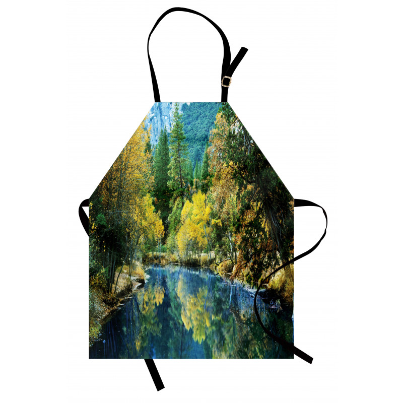 Autumn Forest Landscape Apron