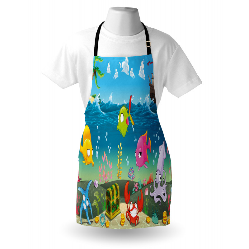 Sea Animals Underwater Apron