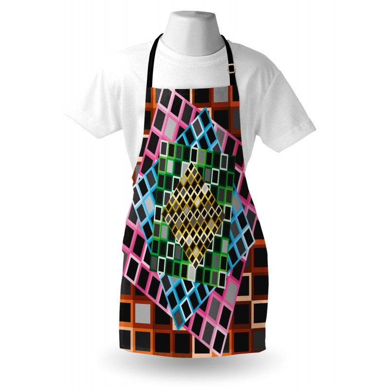 Color Squares Frames Apron