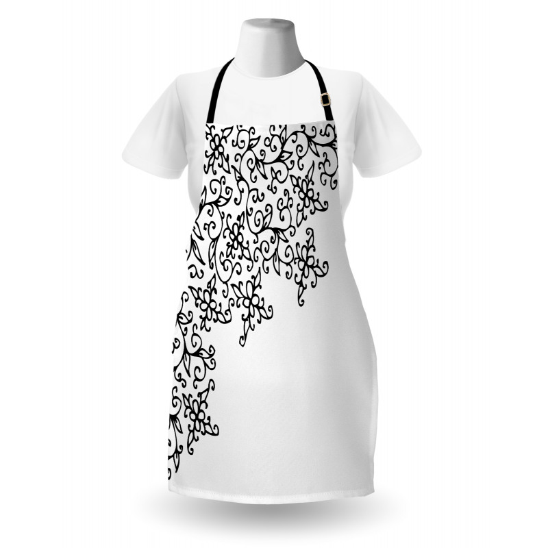 Floral Vignette Design Apron