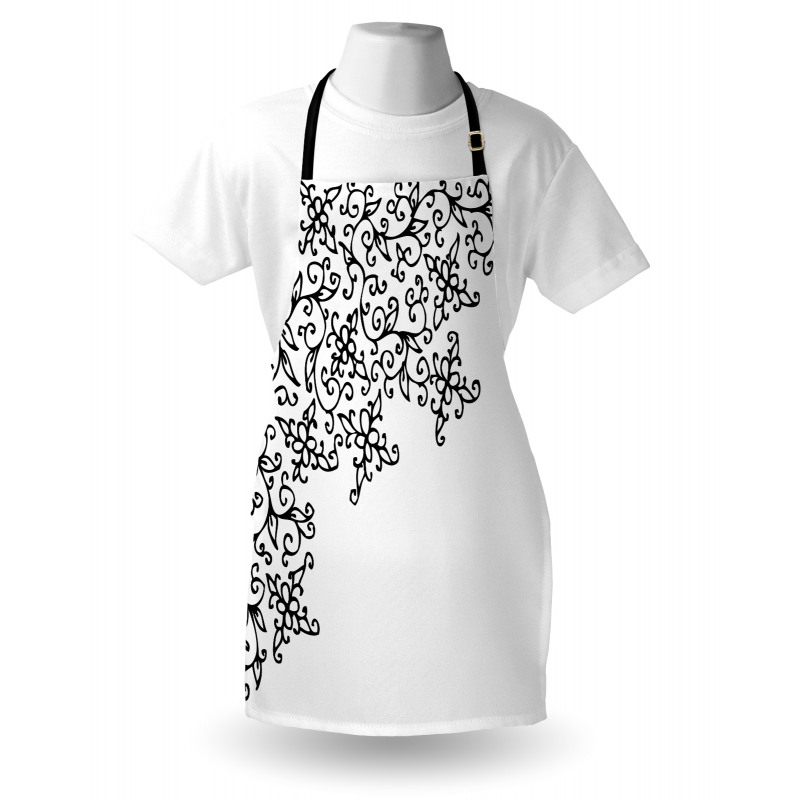 Floral Vignette Design Apron