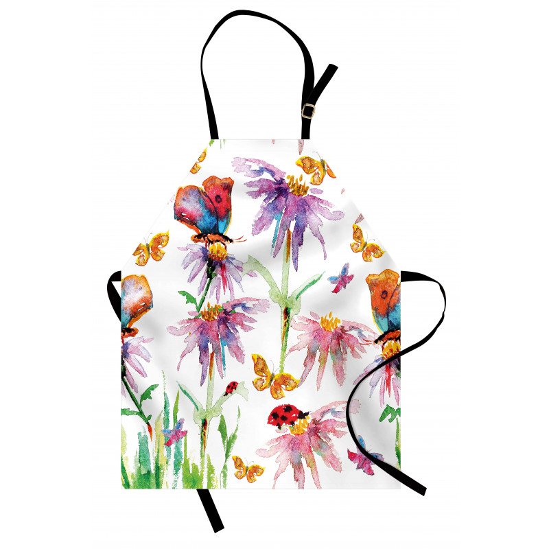 Flower Butterfly Bug Apron