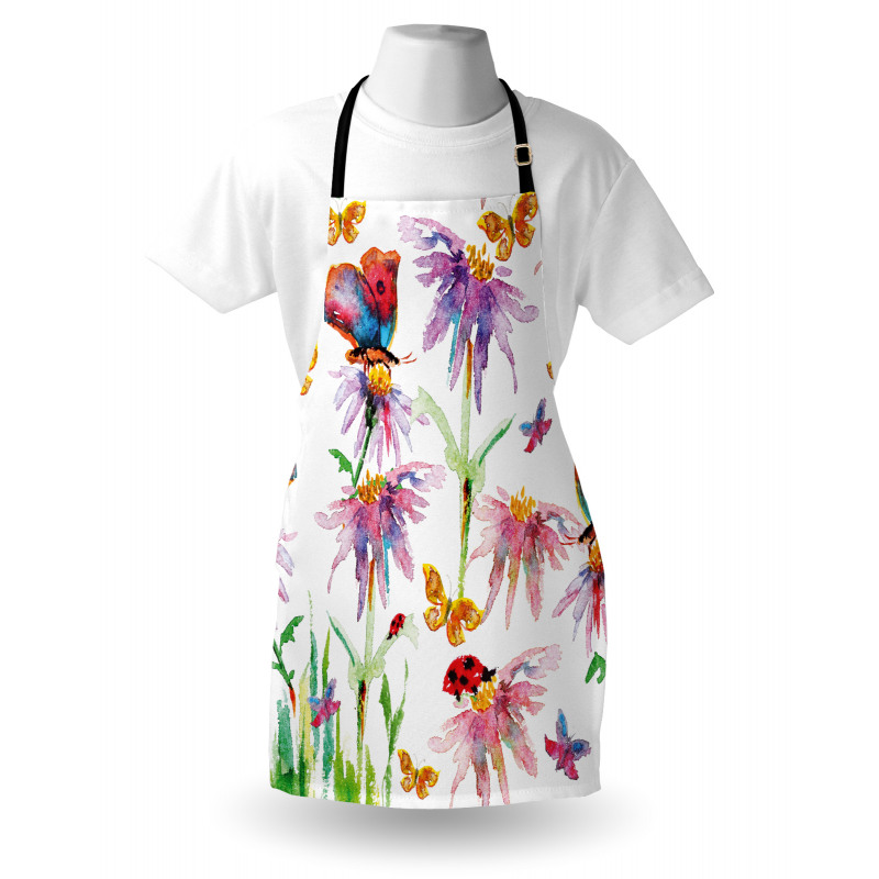 Flower Butterfly Bug Apron