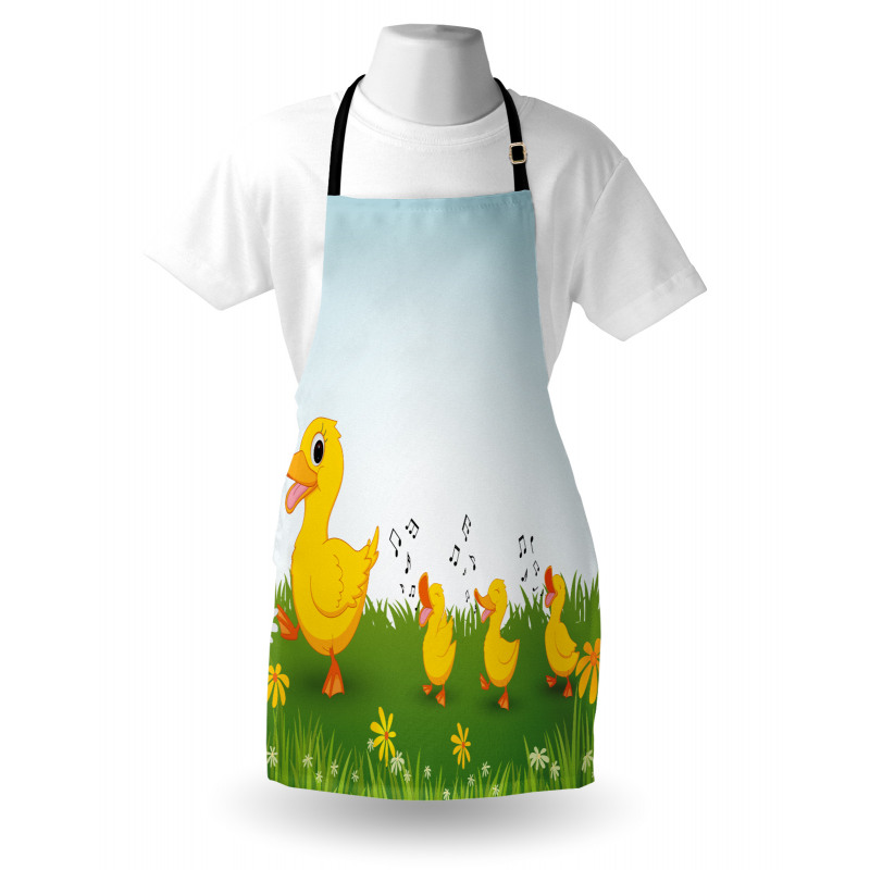 Mother Duck and Babies Apron