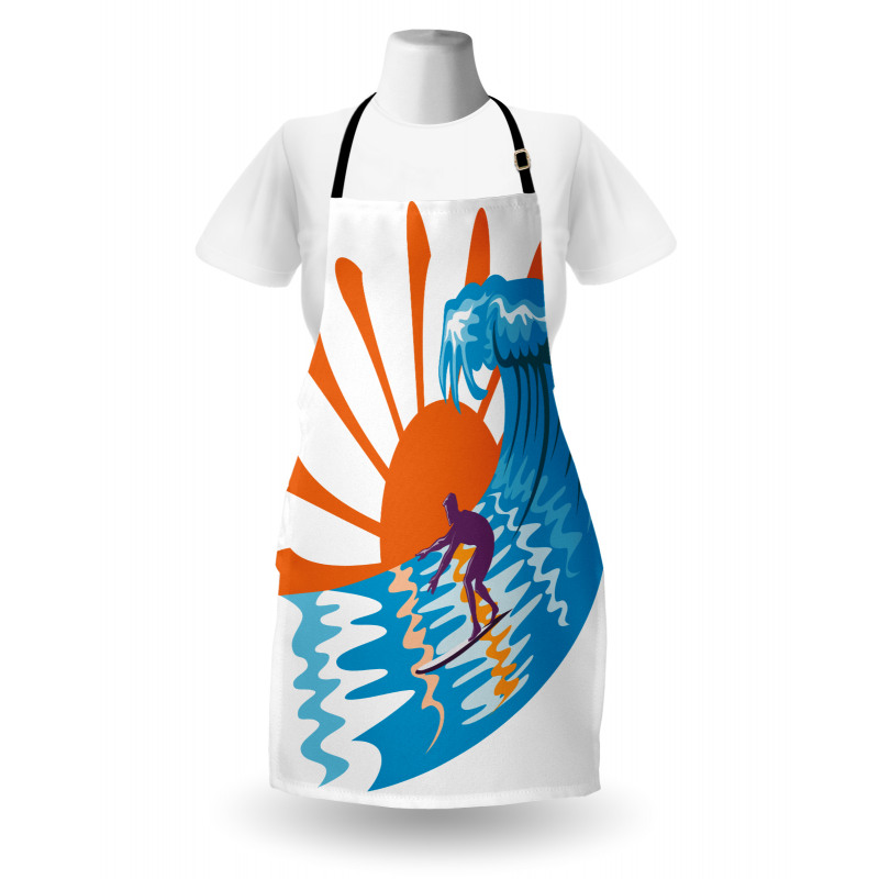 Hot Beach Vibes Surfer Apron