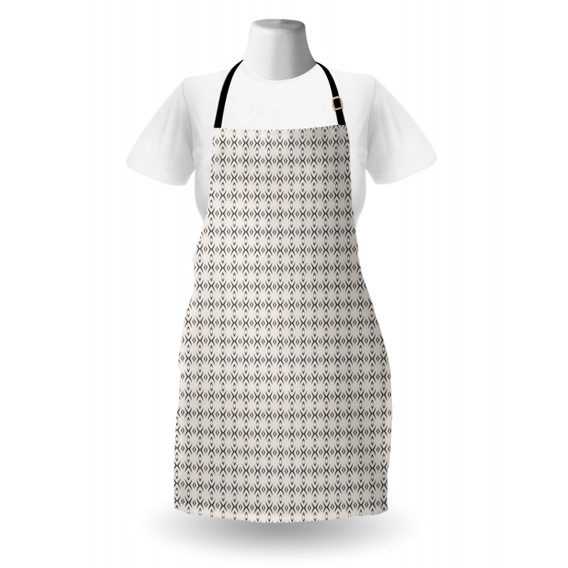 Geometric Line Art Apron