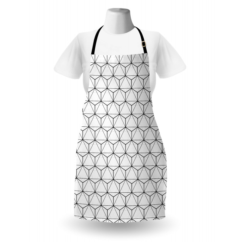 Abstract Lines Strip Apron
