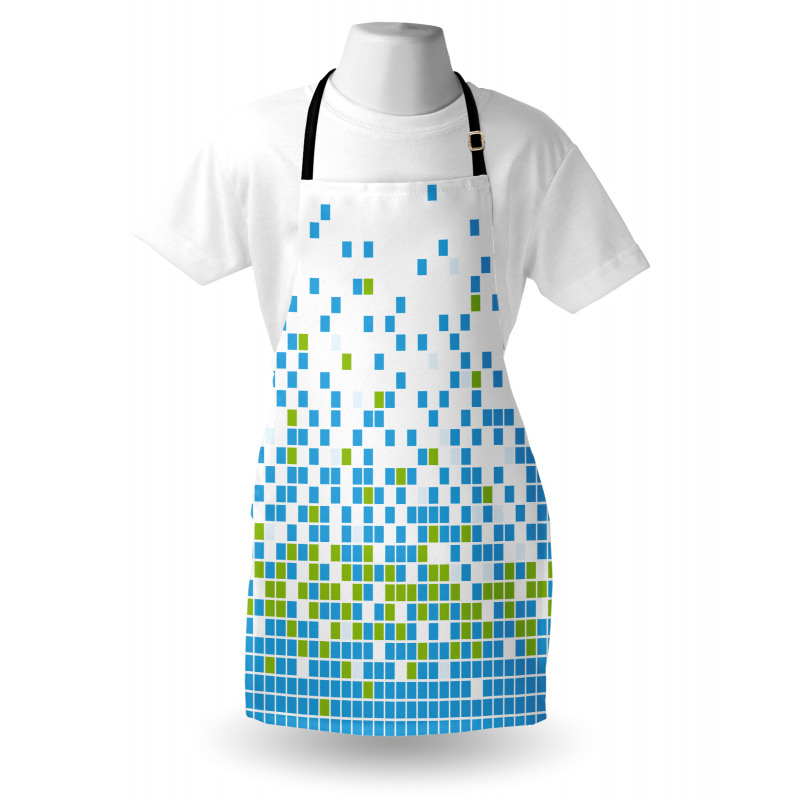 Mosaic Grid Pixel Art Apron