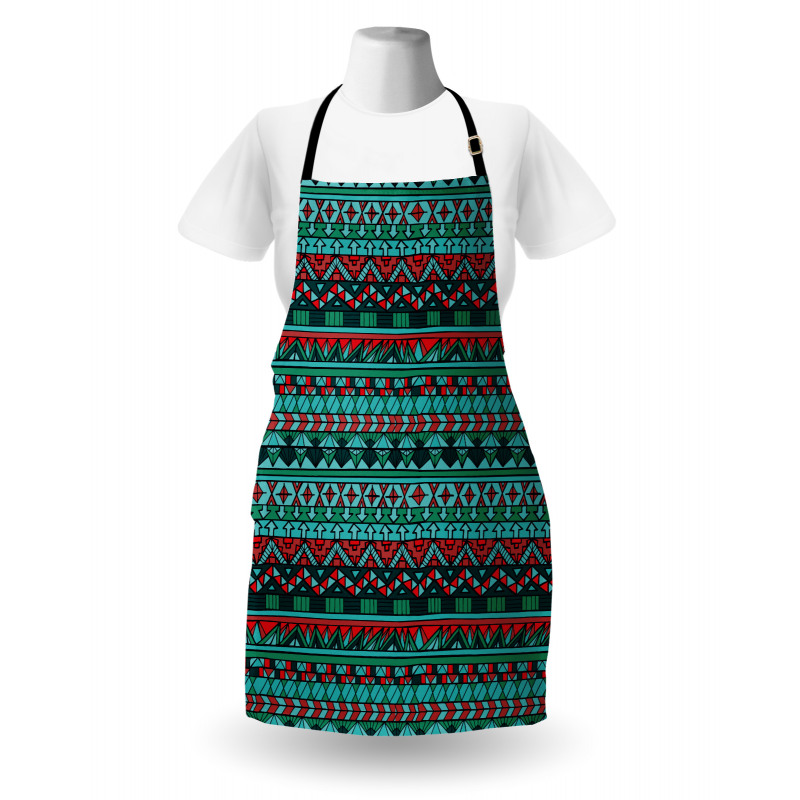 Hand Drawn Aztec Apron