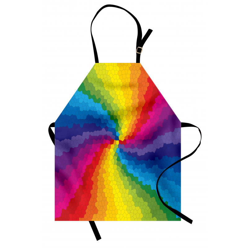 Stained Glass Rainbow Apron