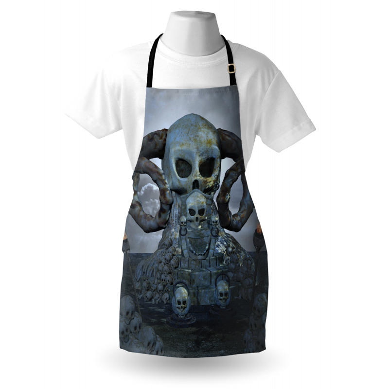 Scary Horns Graves Apron